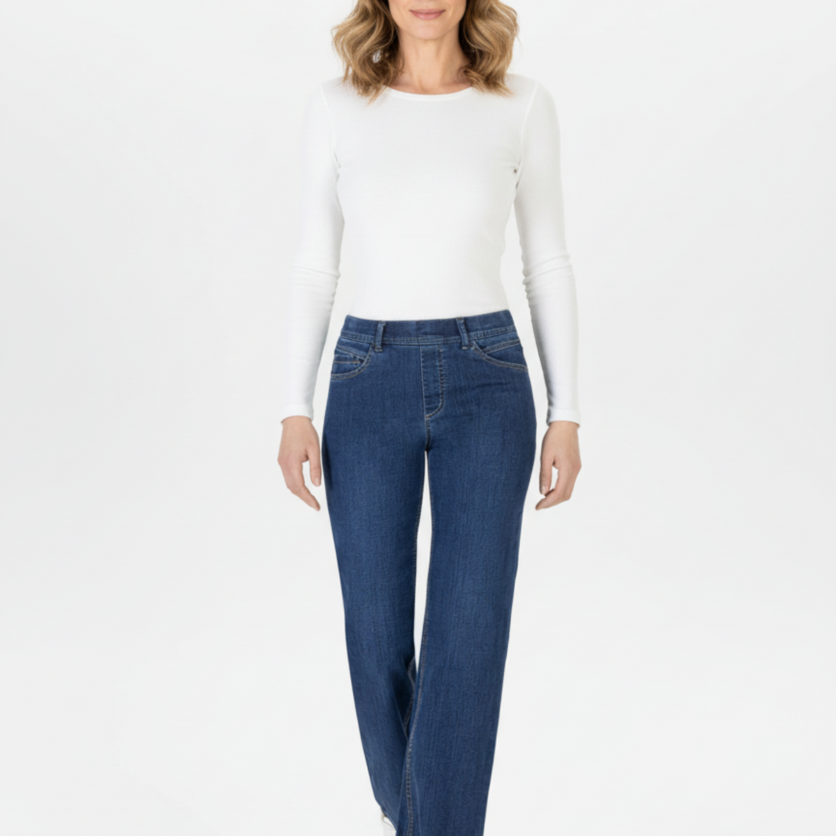 Stehmann Melli-flared Jeans Fjord Navy